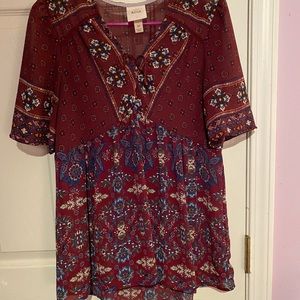 KNOX ROSE boho shirt